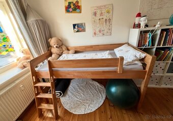 Detska postel 90x200 vyvýšená - 5