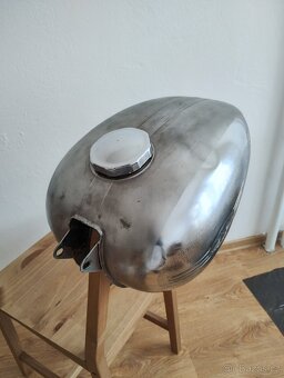 Originální nádrž jawa 250 nebo 350 v původním chromu - 5