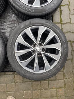 ORIGINÁL Alu Škoda ITIALIA R16, 5x100 - LETNÍ PNEU - 5