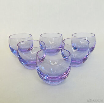 Moser Culbuto 6x odlivka 30ml, alexandritové sklo - 5