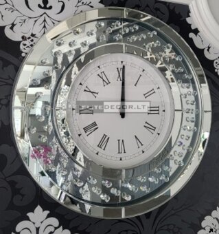 Designové nástěnné zrcadlové hodiny 1/2 ceny - 5