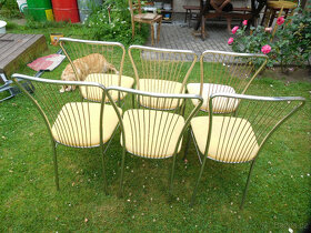 RETRO KOVOVÉ ŽIDLE - 5