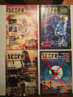 Časopisy SCORE č. 1 - 5