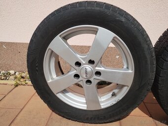 Alu kola Seat, VW, Škoda, Audi + zimní pneu 205/60 R16 - 5