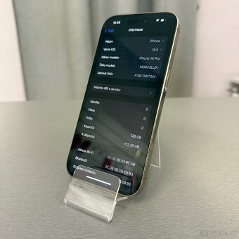 iPhone 14 Pro 128GB gold, 100% baterie, 12 měsíců záruka - 5