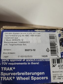 Rozšiřovácí podložky H&R 5x112 / 12mm - 5