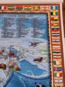 Dětská mapa světa - nástěnná mapa - 5
