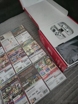 Nintendo Switch Oled + hry - 5