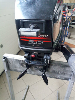 Lodní motor MERCURY 5 2t kr.noha výborný stav - 5