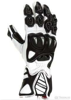 MOTO RUKAVICE RAINERS X-ONE BÍLO-ČERNÉ XL - 5