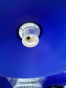 Krásný modrý lustr - 5