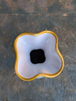 Retro váza, folklór, zn. Modra. - 5