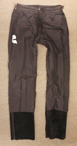 Pánské kožené kalhoty W32 L32 l312 - 5