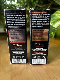 Titleist golfové míčky 3ks PRO V1 a 3ks PRO V1x | Nové - 5