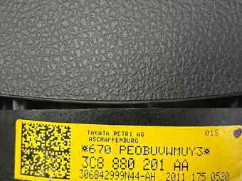 Palubní deska černá 3AB857003AB OBP VW Passat B7 2012 - 5