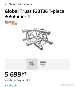 Prodám alu Truss trio - 5