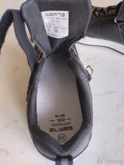 Nové botky dívčí celoroční 34.5 / 21.5 cm stélka - 5