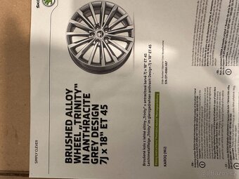 original alu kola škoda Karoq r18 Trinity 57A07149 - 5
