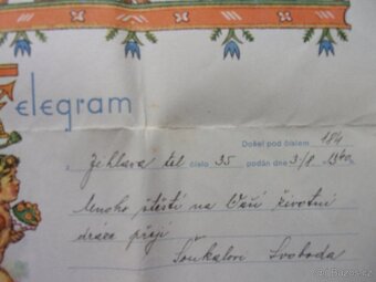 2x STARÝ TELEGRAM - POŠTA - JIHLAVA - 5