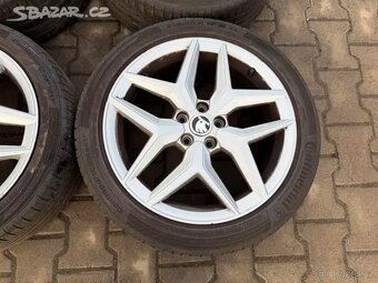 4x al kola 5x100 17 + pneu letní 215/45 R17 - 5