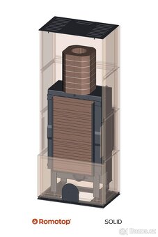 akumulační krb  SOLID R - 5