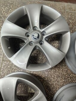 ALU disky originál Škoda 5x112 r16 (sada č.2) - 5