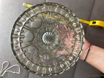 Váza retro sklo  čiré - 5