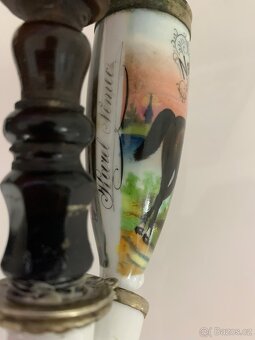 Porcelánová vojenská fajfka - 5