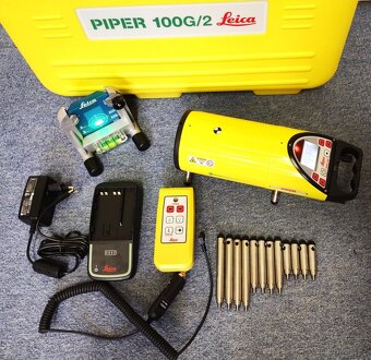 Potrubní laser LEICA PIPER 100G/2 Zelený + DOKLAD - 5