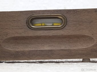 30cm - Retro dřevěná vodováha / vodní váha - 5