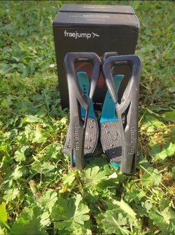 Modré Freejump třmeny a obaly na třmeny - 5