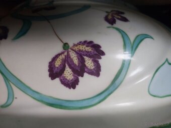 Secesni, ručně malovaná mycí souprava - 5