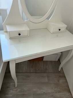 Ikea Hemnes toaletní kosmetický stůl se zrcadlem - 5