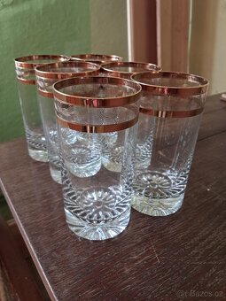 Staré skleničky, hrnečky, sklo - 5