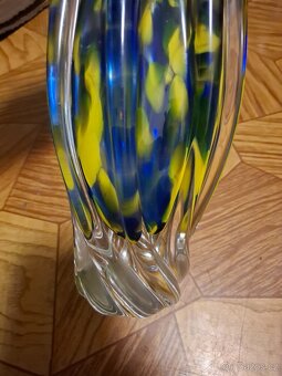 Váza hutní sklo - 5