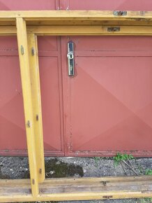 Dřevěné okno trojkřídlé, dvojité - 5