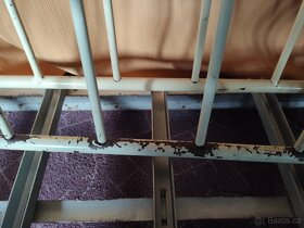 Retro kovová dětská postýlka - 5