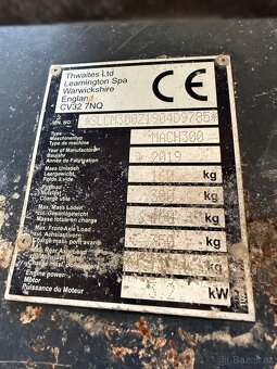 Thwaites Mach300 mini Dumper 1 + 1 na ND - 5