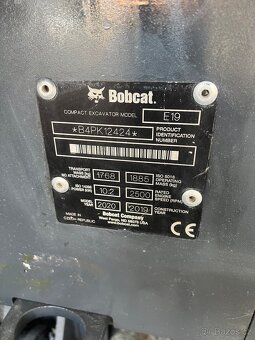 Minibagr Bobcat E19 - 5