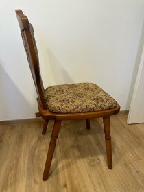 6 kusů dřevěných židlí na chalupu - 5