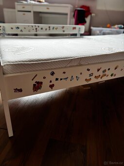 Dětská postel IKEA KRITTER bílá 70x160 - 5