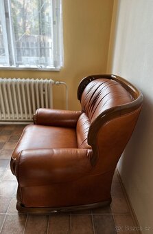 Luxusní kožené křeslo z Itálie – nové, nepoužité, PC 52 tis - 5