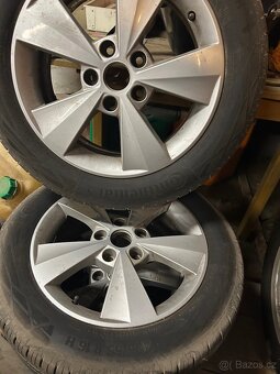 ALU škoda Octavia 3 letní 205/55 r16 Continental - 5