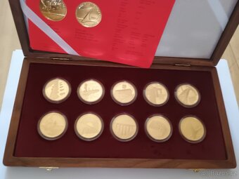 Kompletní sada mincí Mosty 2011-2015 Proof - 5