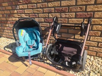 Set podvozek CAM techno s dětskou sedačkou - 5