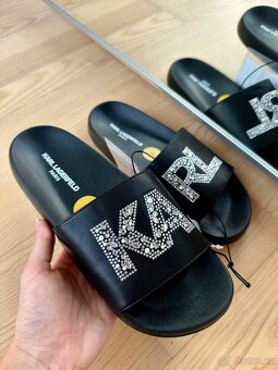 ČERNÉ PANTOFLE KARL LAGERFELD - 5
