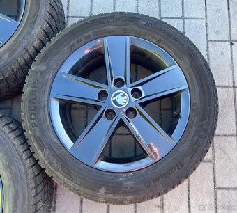 Octavia- 16" Star + zimní 205/55 R16 Barum 9mm - 5