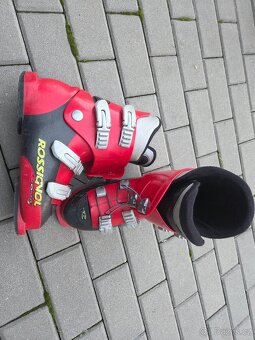 Dětské lyže 138 + lyžáky 25.5 - 5