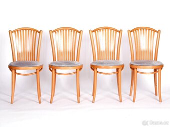 4x zachovalé jídelní židle TON. - 5