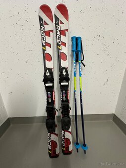 SET dětské lyže ATOMIC 110 cm, lyžáky LANGE 34 + hůlky LEKI - 5